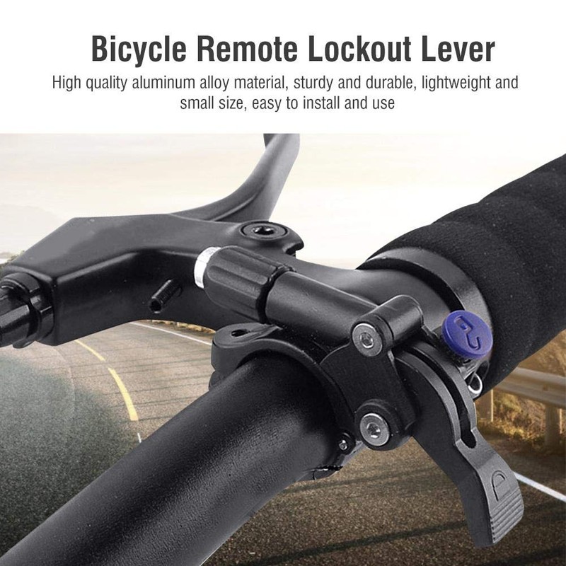 Vikye Bicycle Remote Lockout Lever, Sturdy Lightweight Remote Lockout Lever