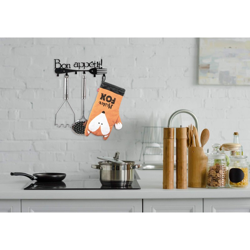 Galleksa Key Holder Hanger Hooks Towel Rack Kitchen Home Wall