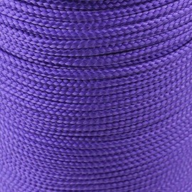 Army Military Paracord Reel 3mm Basha Tent Bivi Camping Guy Rope Para Cord (Purple, 50ft)