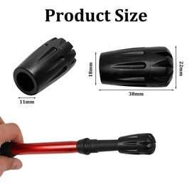 Pack of 8 Nordic Walking Poles, Rubber Buffers, Rubber Buffer for Hiking Poles, Walking Poles, Rubber Buffers, Suitable for Most Hiking Poles