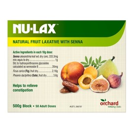 Nu-Lax Natural Fruit Laxative with Senna 500g