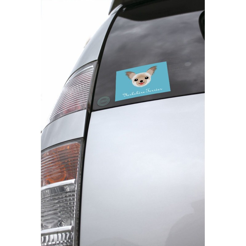 Gokegen Yorkshire Terrier [Yorkie] Steel Blue Dog Sticker MK-2