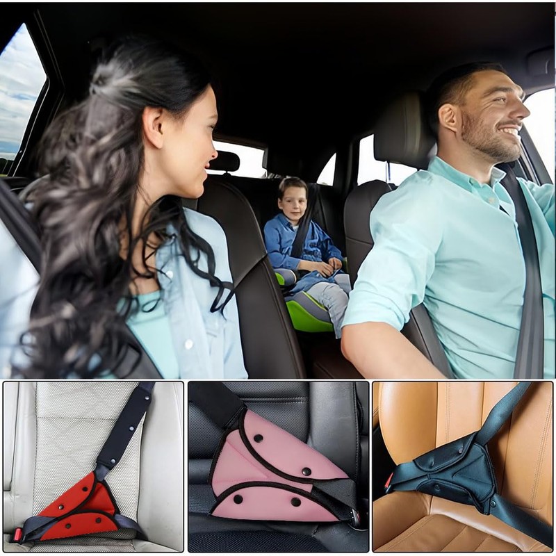 HUAZEXINX Universal Adjustable Child Car Seat Belt Pad & Cover
