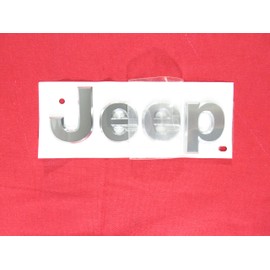 JEEP WRANGLER Silver Jeep Fender Badge Nameplate Emblem NEW OEM MOPAR