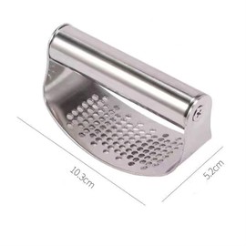 Heavy Duty Garlic Press Rocker, Garlic Crusher, Easy-Squeeze, Stainless Steel Garlic Mincer Tool, Easy-Clean, for Smashing Garlic Fresh Ginger