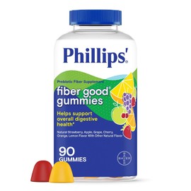 Phillips' Fiber Good Gummies, Daily Fiber Supplement, 90 Count