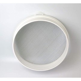 Tredoni 23cm/9" Couscous Sieve Strainer - Plastic Sieve Sifter, Stainless Steel 3mm Mesh, Multicolor