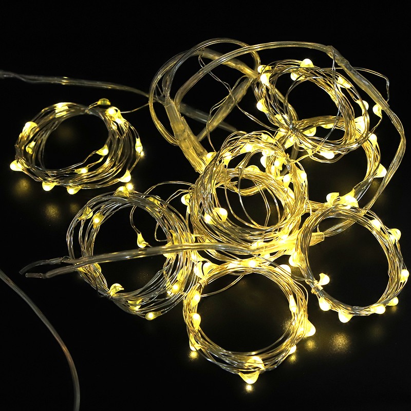 Outdoor Solar Power 120LED Chips Umbrella String Lights for Garden