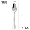 2 Pieces Grapefruit Spoon, Sharp Spoon, Kiwi Spoon, Stainless Steel
