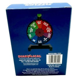 Diabolical DP1365 Office Answer Wheel - Secret Santa Gifts for Work Colleagues, Funny Boss Gifts, Work Colleague, Office Desk Accessories, Cool Office Gadgets