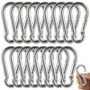 Aselected 16Pcs Carabiner Clip M6X60Mm Small Carabiner Clips 304 Stainless