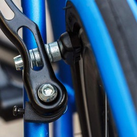 2 Pairs V Bike Brake Pads with Spacer and Hex Nut Bulk Complete Set for Bicycle MTB/Hybrid V Bike Brake 70 mm