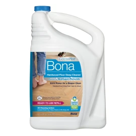 Bona PowerPlus Cleaner 128 Fl Oz Oxygenated Deep Clean for Hardwood Floors