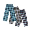 Ekouaer - Pantalones de pijama para niños, paquete de 3