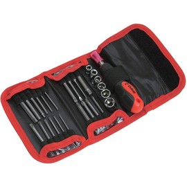 E-Value EMT-27 27pcs Driver & Bit Socket Set for Furniture Assembly and Maintenance