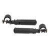 Motorcycle Foot Pegs, 2Pcs Heavy Duty Rubber Mounted Foldable Foot