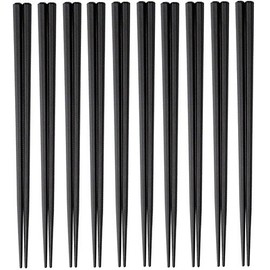 大黒工業 SPS製 リユース箸 22.5cm 八角 (黒) 10膳入 3771182