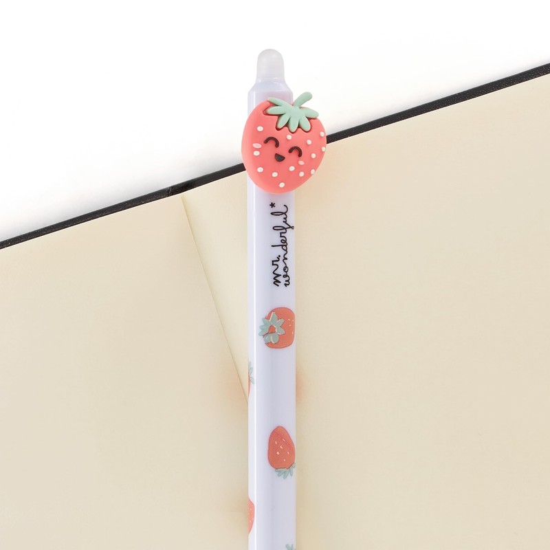 Mr. Wonderful Mr.Wonderful Erasable Pen - Strawberry - Erasable Pen