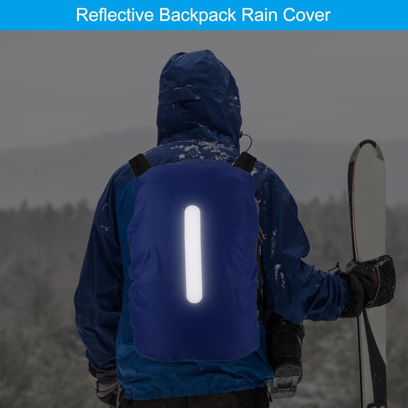PATIKIL 55-65L Waterproof Backpack Rain Cover, Non-Slip Backpack Cover with