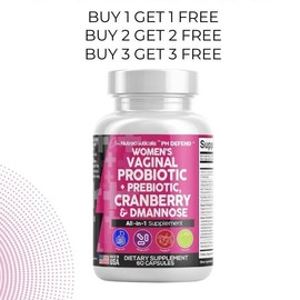 Clean Nutra BOGO OFFER - Clean Nutra PH Defend Probiotics for Women Balance with Prebiotics Cranberry Dmannose - Healthy Odor and Tract Support - Specification: Buy 1 Get 1 FREE
