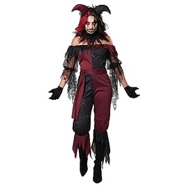 California Costumes Psycho Jester Costume for Women Large