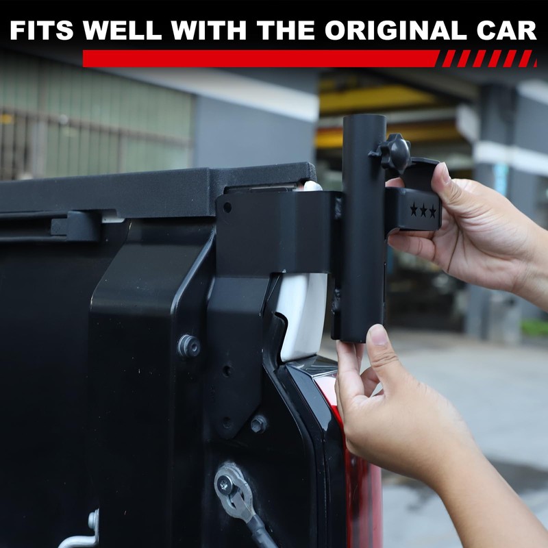 Car Rear Right Tailgate CB Antenna/LED Pod Light Mounting Brackets