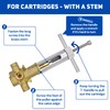Welvzen Upgraded Cartridge Puller for 1222/1200/1225, Improved Removal Tool for