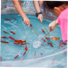 FELTECHELECTR 1Set DIY Shrimp Net Catch and Release Fishing Net Kit with Accessories for Aquarium Portable Net for Fish Hatching and Egg Laying