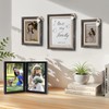 6x4 Inch Hinged Folding Picture Frame - Double Wooden Photo