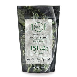 GRON Pea Protein, Superfood Blend, Made in Japan, Additive-Free, Vegan Compatible, Gluten Free (Matcha All Stars, 8.5 oz (240 g)
