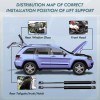Unbranded Qty2 Liftgate Lift Supports Struts Shocks 6243 13191439 for