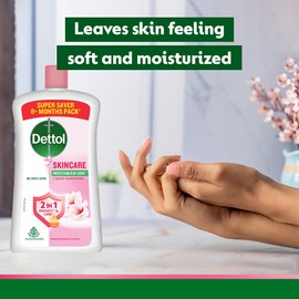 Dettol Skincare Liquid Handwash | 875ml (29.59 Fl Oz) | Pack of 2