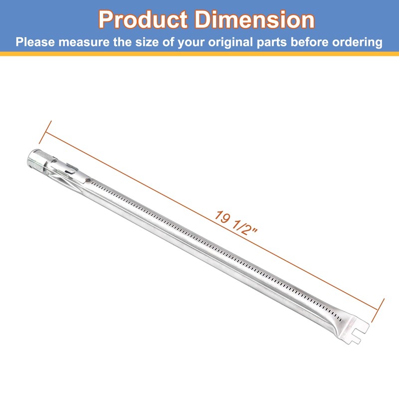 Derurizy 19.5" 62752 Grill Burner Set for Weber Genesis 300