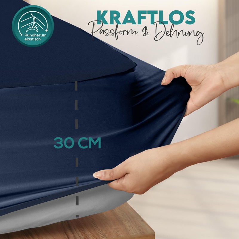 Utopia Bedding Mattress Protector, 140 x 200 x 30 cm,