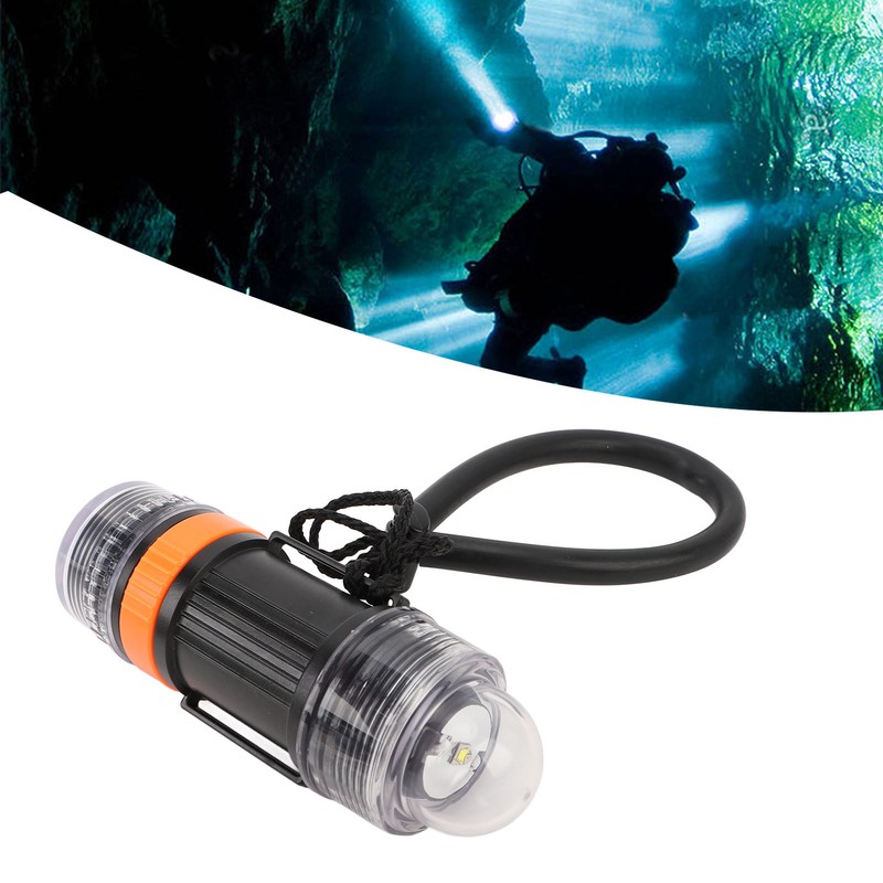 Dive Strobe Light Waterproof High Brightness LED Battery Powered Diving