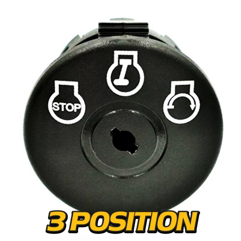 HD Switch Bad Boy Mowers 077-0003-00 Starter Ignition Switch w/