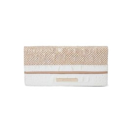 Brahmin Women's Melbourne Ady Wallet, Sea Salt White, One Size