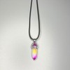 VIE VIE Double Point Pencil Pendant, Black String ((Colour B))