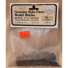 Miniature House VINTAGE GENUINE KILN-FIRE MODEL BRICKS FOR MINIATURE DOLLHOUSE