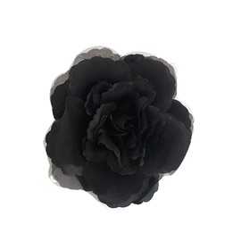 Satin Silk Camellia Flower Brooches Pins Delicate Flowers Brooch Classic for Wedding Party Dance Banquet for Women Ladies Dainty Elegant Beautiful Girls Lapel Pins Dress Suit Ceremony Clothes