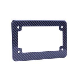 NT FAIRING Real 100% 3K Carbon Fiber Motorcycle License Plate Frame Black 1 PC Universal Size Car Tag Frame Weather Proof License Plate Covers