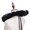 RAINDEWLL Clown Jester Collar Detachable Elizabethan Victorian Neck Ruffle Collar