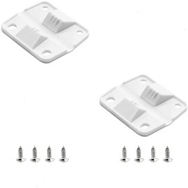 2 Pcs Cooler Hinges，Cooler Replacement Plastic Hinges & Screws Set, Refrigerator Lid Hinges with Screws.