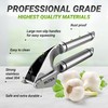 MiTBA Garlic Press set- Professional Stainless Steel Mincer, User Friendly