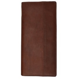 MARSHAL Zip Around Leather Travel Wallet with Passport and Boarding pass Holder