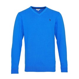 U.S. POLO ASSN. V-Neck Sweater Blue - XXL