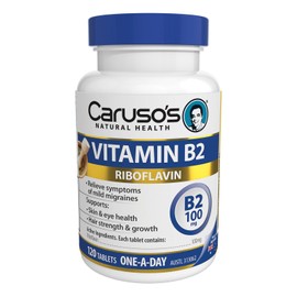 Caruso's Natural Health Vitamin B2 100mg 120 Tablets