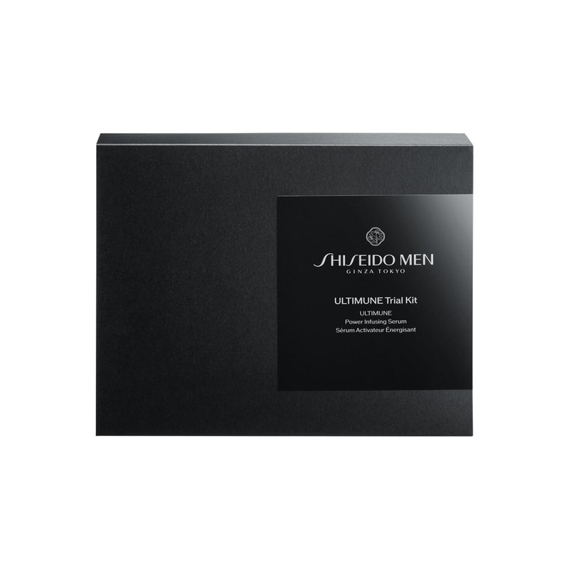 SHISEIDO MEN Ultimune Trial Kit, Small, Facial Cleanser, Lotion, Serum,