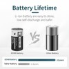 EEMB 50PACK ER14250 1/2AA 3.6V Lithium Battery 1200mAh Li-SOCL₂ Non-Rechargeable