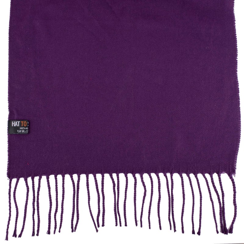 Hat To Socks Super Soft Classic Plain Winter Scarf for